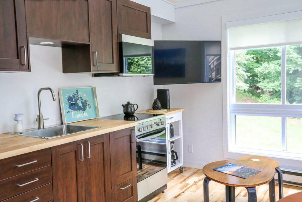 The Mountainside By Escapades Tremblant Διαμέρισμα Μοντ Τρεμπλάν Εξωτερικό φωτογραφία